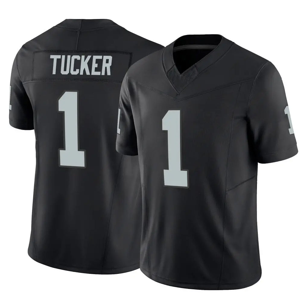 CAdoa LV.Raiders #1 Tre Tucker Player Black Limited Vapor F.U.S.E. Home Game Stitched Jerseys