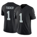 CAdoa LV.Raiders #1 Tre Tucker Player Black Limited Vapor F.U.S.E. Home Game Stitched Jerseys