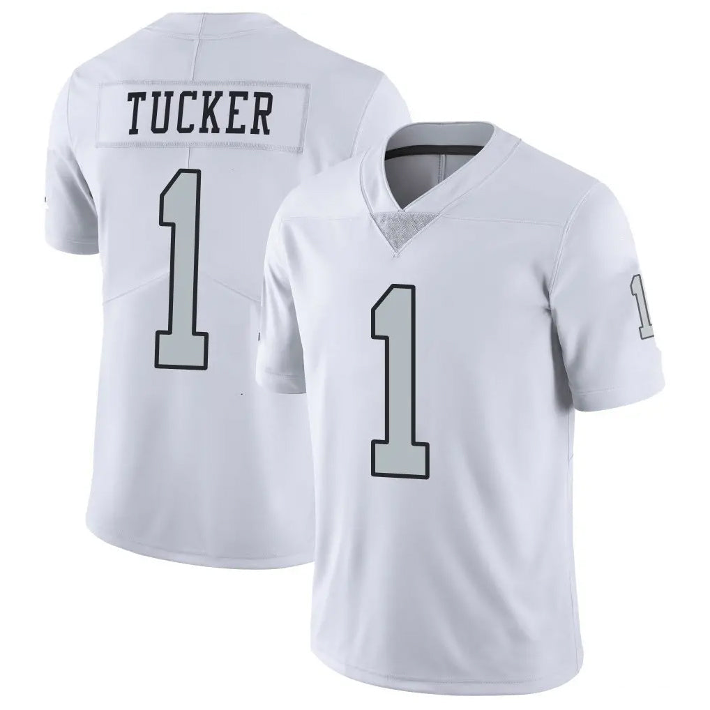 CAdoa LV.Raiders #1 Tre Tucker Player White Limited Color Rush Home Game Stitched Jerseys