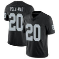 CAdoa LV.Raiders #20 Isaiah Pola-Mao Player Black Limited Vapor Untouchable Home Game Stitched Jerseys