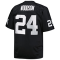 CAdoa LV.Raiders #24 Charles Woodson Mitchell & Ness Black Big & Tall 1998 Retired Player Replica Jersey