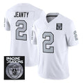 CAdoa LV.Raiders #2 Ashton Jeanty Player White Vapor Limited Home Game Stitched Jerseys