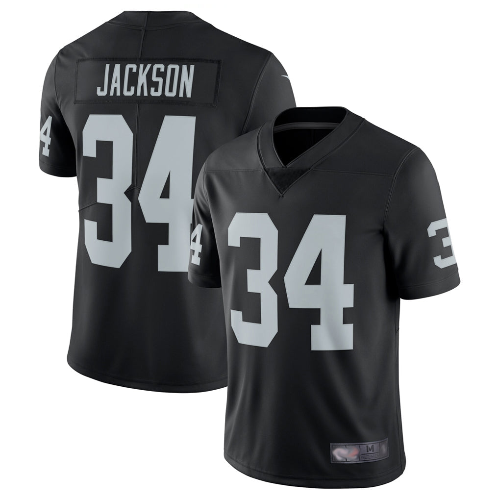 CAdoa LV.Raiders #34 Bo Jackson Player Black Vapor Limited Stitched Jerseys