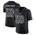 CAdoa LV.Raiders #58 Jackson Powers-Johnson Player Black Limited Black Impact Home Game Stitched Jerseys