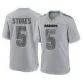CAdoa LV.Raiders #5 Eric Stokes Player Gray Atmosphere Fashion Limited Game Stitched Jerseys