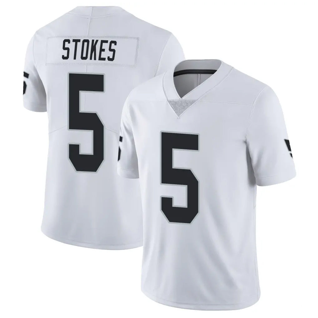 CAdoa LV.Raiders #5 Eric Stokes Player White Limited Vapor Untouchable Home Game Stitched Jerseys