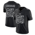 CAdoa LV.Raiders #65 Tyler Linderbaum Player Black Limited Black Impact Home Game Stitched Jerseys