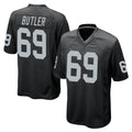 CAdoa LV.Raiders #69 Adam Butler Player Black Home Game Stitched Jerseys