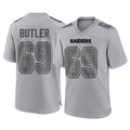 CAdoa LV.Raiders #69 Adam Butler Player Gray Atmosphere Fashion Limited Game Stitched Jerseys