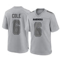 CAdoa LV.Raiders #6 A.J. Cole Player Gray Atmosphere Fashion Limited Game Stitched Jerseys