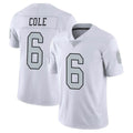 CAdoa LV.Raiders #6 A.J. Cole Player White Limited Color Rush Home Game Stitched Jerseys