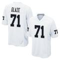 CAdoa LV.Raiders #71 DJ Glaze Player White Home Game Stitched Jerseys