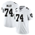 CAdoa LV.Raiders #74 Kolton Miller Player White Vapor Limited Elite Home Game Stitched Jerseys