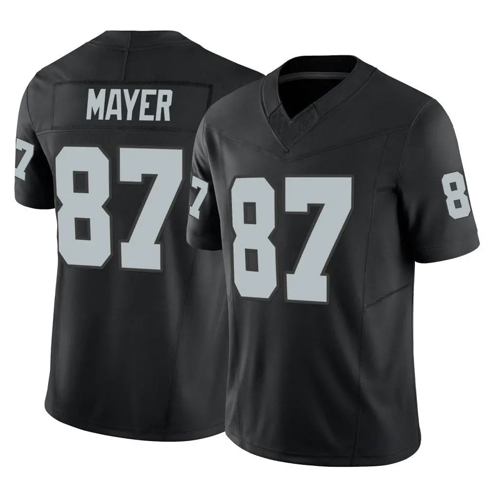 CAdoa LV.Raiders #87 Michael Mayer Player Black Limited Vapor F.U.S.E. Home Game Stitched Jerseys