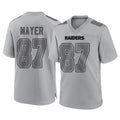 CAdoa LV.Raiders #87 Michael Mayer Player Gray Atmosphere Fashion Limited Game Stitched Jerseys