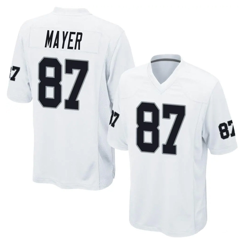 CAdoa LV.Raiders #87 Michael Mayer Player White Home Game Stitched Jerseys