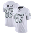 CAdoa LV.Raiders #87 Michael Mayer Player White Limited Color Rush Home Game Stitched Jerseys