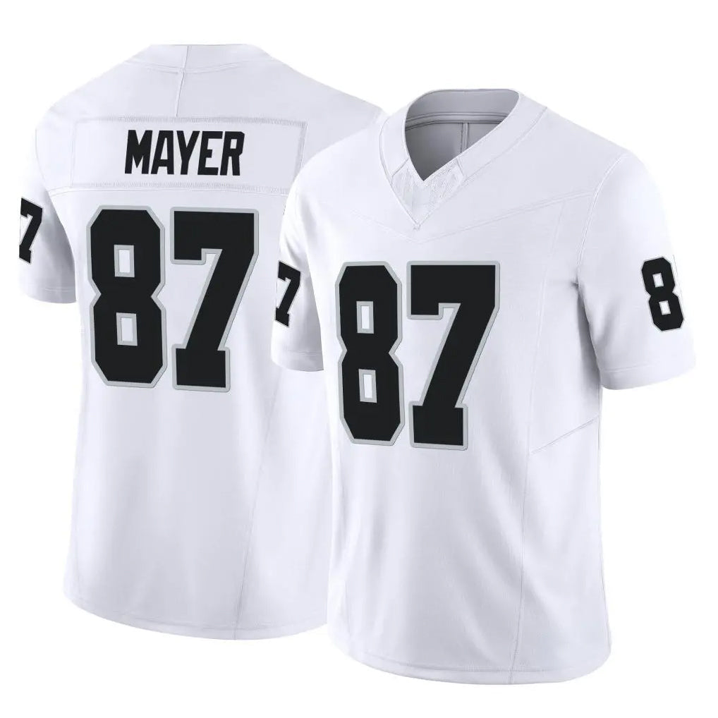 CAdoa LV.Raiders #87 Michael Mayer Player White Limited Vapor F.U.S.E. Home Game Stitched Jerseys