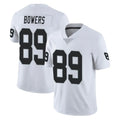 CAdoa LV.Raiders #89 Brock Bowers Player White Limited Vapor Untouchable Home Game Stitched Jerseys