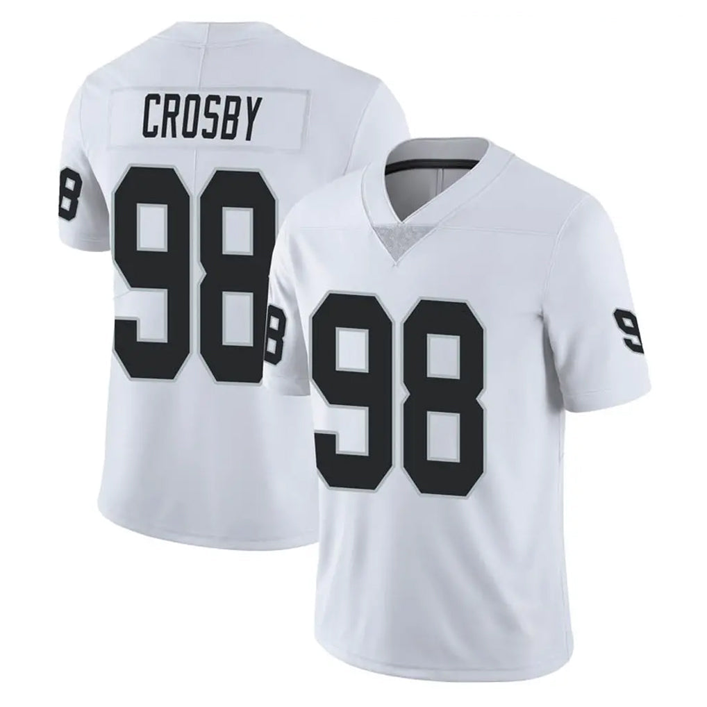 CAdoa LV.Raiders #98 Maxx Crosby Player White Limited Vapor Untouchable Home Game Stitched Jerseys