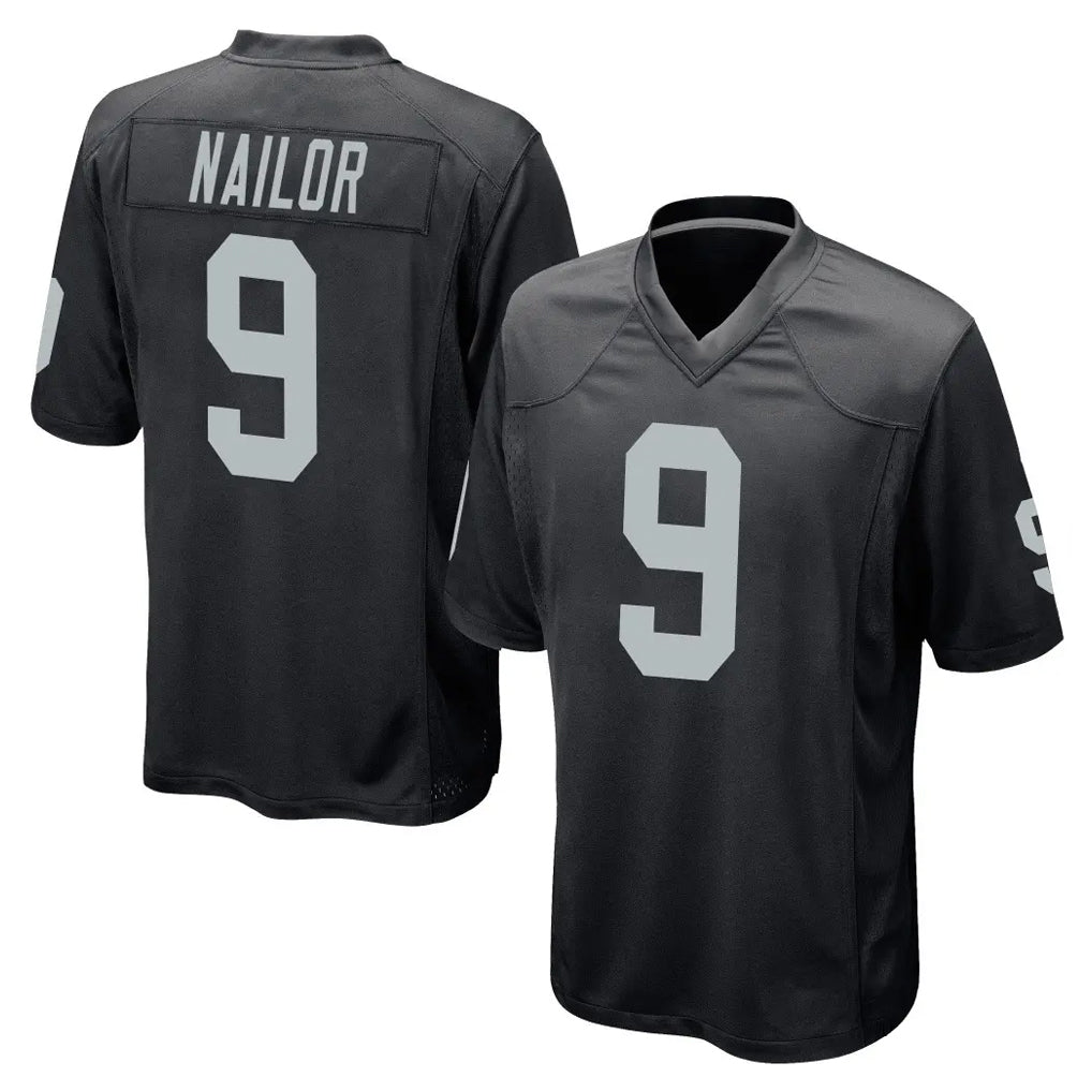 CAdoa LV.Raiders #9 Jalen Nailor Player Black Home Game Stitched Jerseys