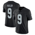 CAdoa LV.Raiders #9 Jalen Nailor Player Black Limited Vapor Untouchable Home Game Stitched Jerseys