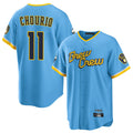 CAdoa M.Brewers #11 Jackson Chourio Player Light Blue City Connect Home Game Stitched Jerseys