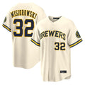 CAdoa M.Brewers #32 Jacob Misiorowski Player Cream Home Limited Stitched Jerseys