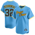 CAdoa M.Brewers #32 Jacob Misiorowski Player Light Blue City Connect Home Limited Stitched Jerseys