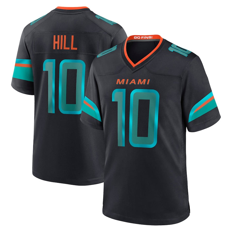 CAdoa M.Dolphins #10 Tyreek Hill Player Blue Rivalries Collection Game Stitched Jerseys
