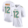 CAdoa M.Dolphins #12 Bob Griese Player White Fashion Game Stitched Jerseys