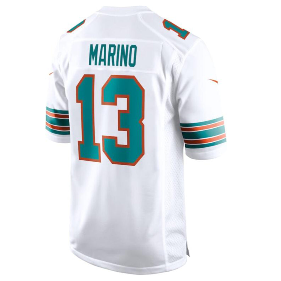 CAdoa M.Dolphins #13 Dan Marino White Retired Player Jersey American Stitched Jersey