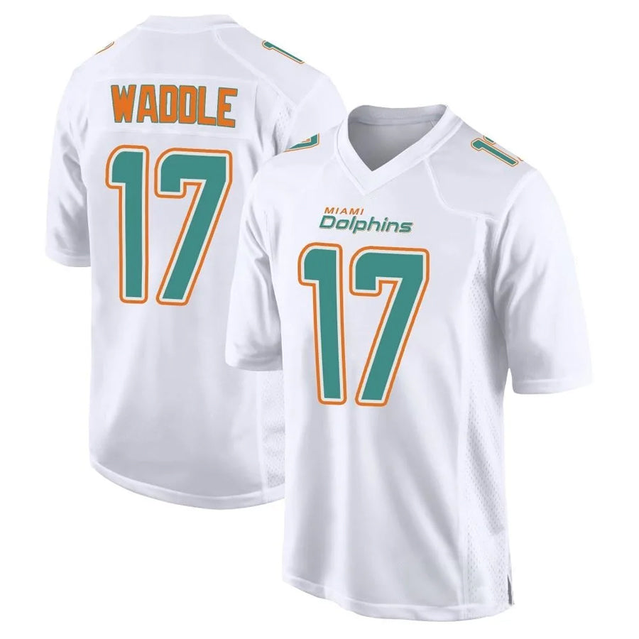 CAdoa M.Dolphins #17 Jaylen Waddle Player White Fashion Game Stitched Jerseys