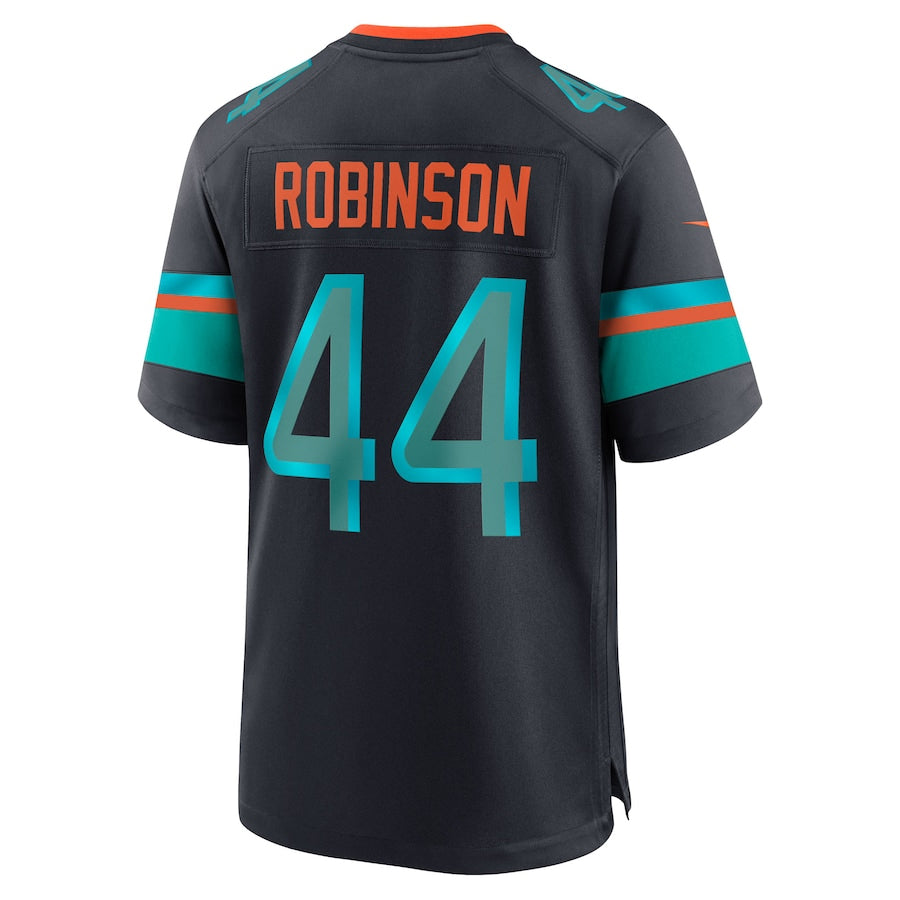 CAdoa M.Dolphins #44 Chop Robinson Player Pitch Blue Rivalries Collection Game Stitched Jerseys