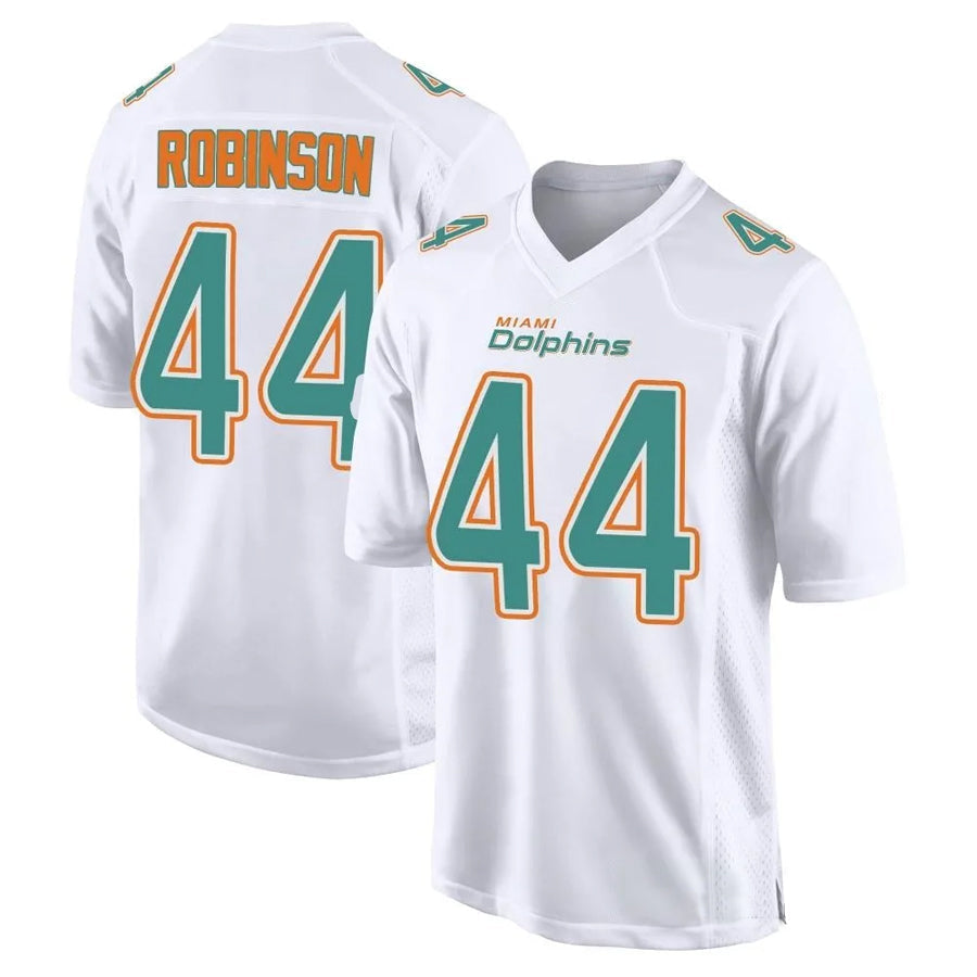 CAdoa M.Dolphins #44 Chop Robinson Player White Foshion Elite Stitched Jerseys