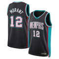 CAdoa M.Grizzlies #12 Ja Morant Black Swingman Stitched Jerseys- Classic Edition