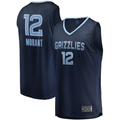 CAdoa M.Grizzlies #12 Ja Morant Navy Fast Break Replica Stitched Jerseys- Icon Edition