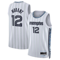 CAdoa M.Grizzlies #12 Ja Morant White 2025-2026 Swingman Stitched Jerseys- City Edition