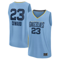 CAdoa M.Grizzlies #23 Cedric Coward Light Blue Fast Break Replica Player Stitched Jerseys- Statement Edition
