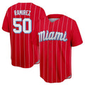CAdoa M.Marlins #50 Agustin Ramirez Player Red City Connect Home Game Stitched Jerseys