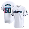 CAdoa M.Marlins #50 Agustin Ramirez Player White  Home Limited Stitched Jerseys