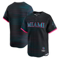 CAdoa M.Marlins Blank Player Black City Connect Home Limited Stitched Jerseys