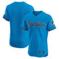 CAdoa M.Marlins Blank Player Blue Home Limited Elite Stitched Jerseys
