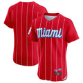 CAdoa M.Marlins Blank Player Red City Connect Home Limited Elite Stitched Jerseys