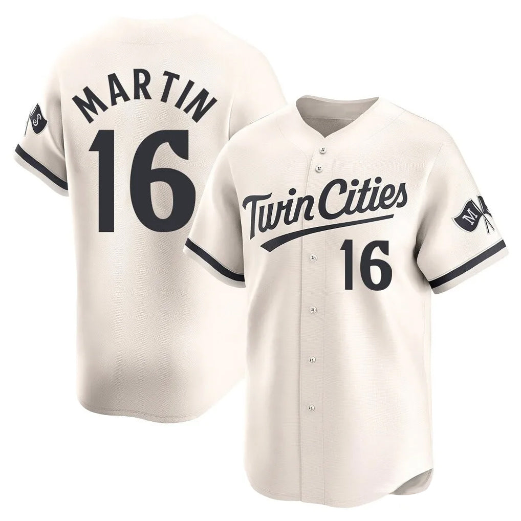 CAdoa M.Twins #16 Austin Martin Player Gray Game Limited Home Stitched Jerseys