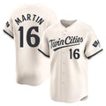 CAdoa M.Twins #16 Austin Martin Player Cream Home Limited Stitched Jerseys