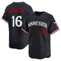 CAdoa M.Twins #16 Austin Martin Player Navy Home Limited Stitched Jerseys