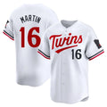 CAdoa M.Twins #16 Austin Martin Player White Home Limited Stitched Jerseys