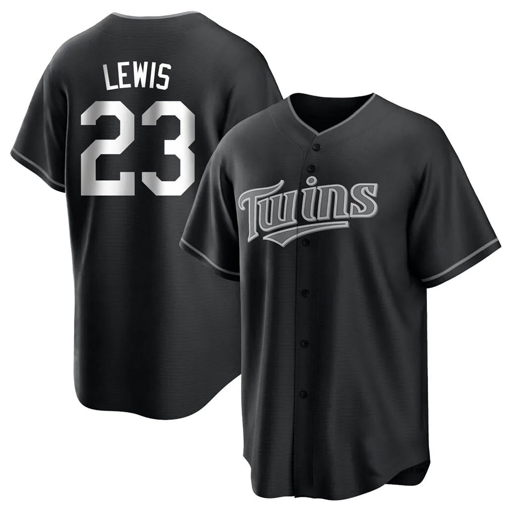 CAdoa M.Twins #23 Royce Lewis Player Black Home Game Stitched Jerseys