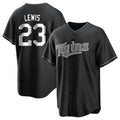 CAdoa M.Twins #23 Royce Lewis Player Black Home Game Stitched Jerseys